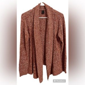 MADISON LILLY Size Large Serra Cable Knit Cardigan Stitch Fix Sweater